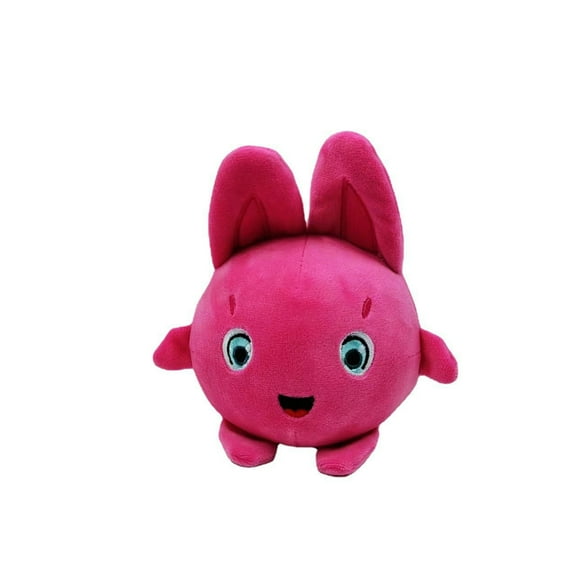 7.87-inch The Plush Toy Animation Peripheral Features A Cute And Fluffy Rabbit ShapeRose red