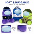 thumbnail image 1 of 7.87InchAmong Plush Toy Us Set of 3 Stuffed Animals Soft Pillow Figure Desktop Gaming Room Decor for Game Fans, 1 of 9