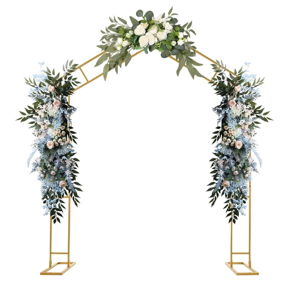 7.87ft Arch Wedding Stands, A-Shape Wedding Arches, Metal Arch Backdrop Stand for Garden Decorations, Outdoor Party Decorations, Receptions