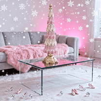 7.87in Ballerina Shoe Tree,Resin Christmas Tree Ornament, Tree Ballet Ornaments, Christmas Resin Ornament, for Holiday Decor Centerpiece, Ballerina Shoes Decoration Pinkaesthetic