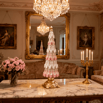 7.87in Ballerina Shoe Tree,Resin Christmas Tree Ornament, Tree Ballet Ornaments, Christmas Resin Ornament, for Holiday Decor Centerpiece, Ballerina Shoes Decoration Pinkaesthetic