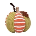 thumbnail image 1 of 7.87in Handmade Knitted Pumpkins 7inch Fabric Wrapped Fall Harvest Pumpkin Artificial Crocheted Pumpkins for Kitchen Farmhouse Thanksgiving Holiday Festive Embellishing and Displaying, 1 of 5