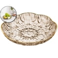 thumbnail image 1 of 7.87in Square Plastic Fruit Plate – Lightweight & Unbreakable Snack Tray for Coffee Table, Living Room, Parties & Outdoor Use – Glossy Decorative Candy Dish, 1 of 6