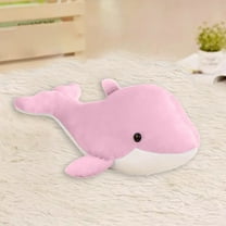 7.8in Dolphin Plush Toy for Kids, Cute Simulation Stuffed Animal Doll in Pink or Blue, Soft Polyester Fabric with Realistic Details, Adorable Cuddly Plushie for Boys Girls, Birthday Holiday Gift