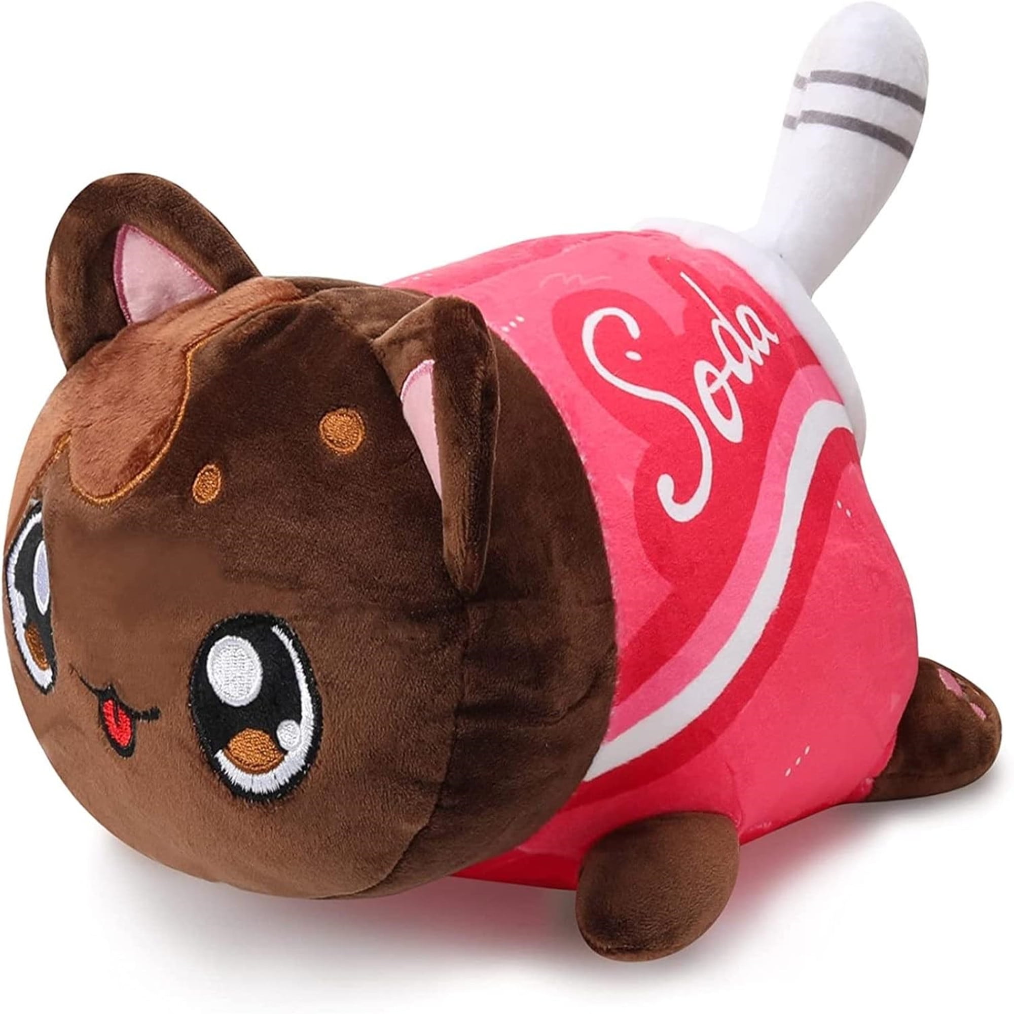New Aphmau Plush Doll Meemeows Food Cat Plushies Cute Animal 9.8 Inches  Plush Sleeping Pillow Christmas Doll Gifts Toys For Kids