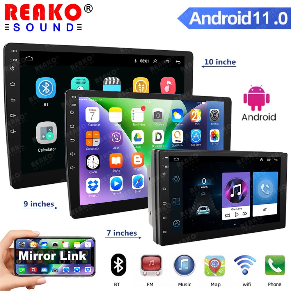 7 /9 / 10.1 Inch Universal Double Din Car Stereo Touchscreen Head Unit ...