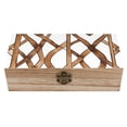 thumbnail image 1 of 7.9×2.3 In Wooden Boxes Durable Easy To Use Dustproof Prevent Slippery Delicate And Cabinet Brown Moroccan Trellis Hand-drawn Sketch_1, 1 of 8
