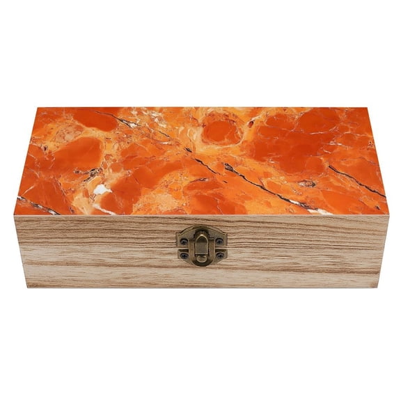 7.92.3 In Wooden Boxes Durable Easy To Use Dustproof Prevent Slippery Delicate And Cabinet OrangeRed Marble_1
