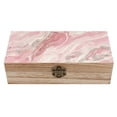 thumbnail image 1 of 7.9×2.3 In Wooden Boxes Durable Easy To Use Dustproof Prevent Slippery Delicate And Cabinet Pink Marble_21256_3, 1 of 8