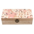 thumbnail image 1 of 7.9×2.3 In Wooden Boxes Durable Easy To Use Dustproof Prevent Slippery Delicate And Cabinet Rose Gold Foil Leopard Print_42, 1 of 8