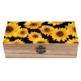 thumbnail image 1 of 7.9×2.3 In Wooden Boxes Durable Easy To Use Dustproof Prevent Slippery Delicate And Cabinet Sunflower, 1 of 8