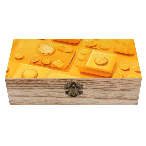 7.92.3 In Wooden Boxes Durable Easy To Use Dustproof Prevent Slippery Delicate And Cabinet Yellow Building Block