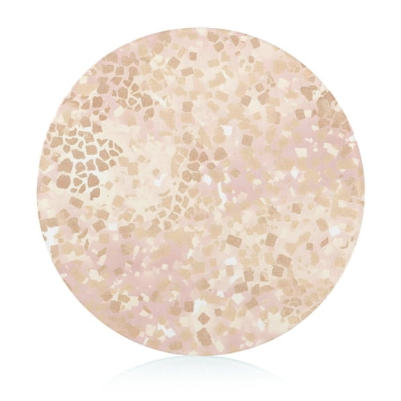 7.9 In Circular Cutting Board Is Not Easy To Have A Scar Easily Dried Small Volume Light Weight And Convenient Carrying Rose Gold Foil Leopard Print_12
