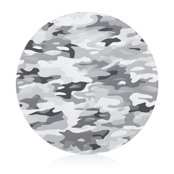 7.9 In Circular Cutting Board Is Not Easy To Have A Scar Easily Dried Small Volume Light Weight And Convenient Carrying Vector Camouflage Pattern Gray_3