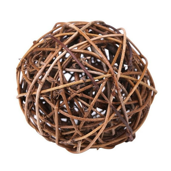 7.9" Decorative Rattan Balls Vase Fillers Natural Vine Balls Hanging Pendant for Wedding Party Home Decor