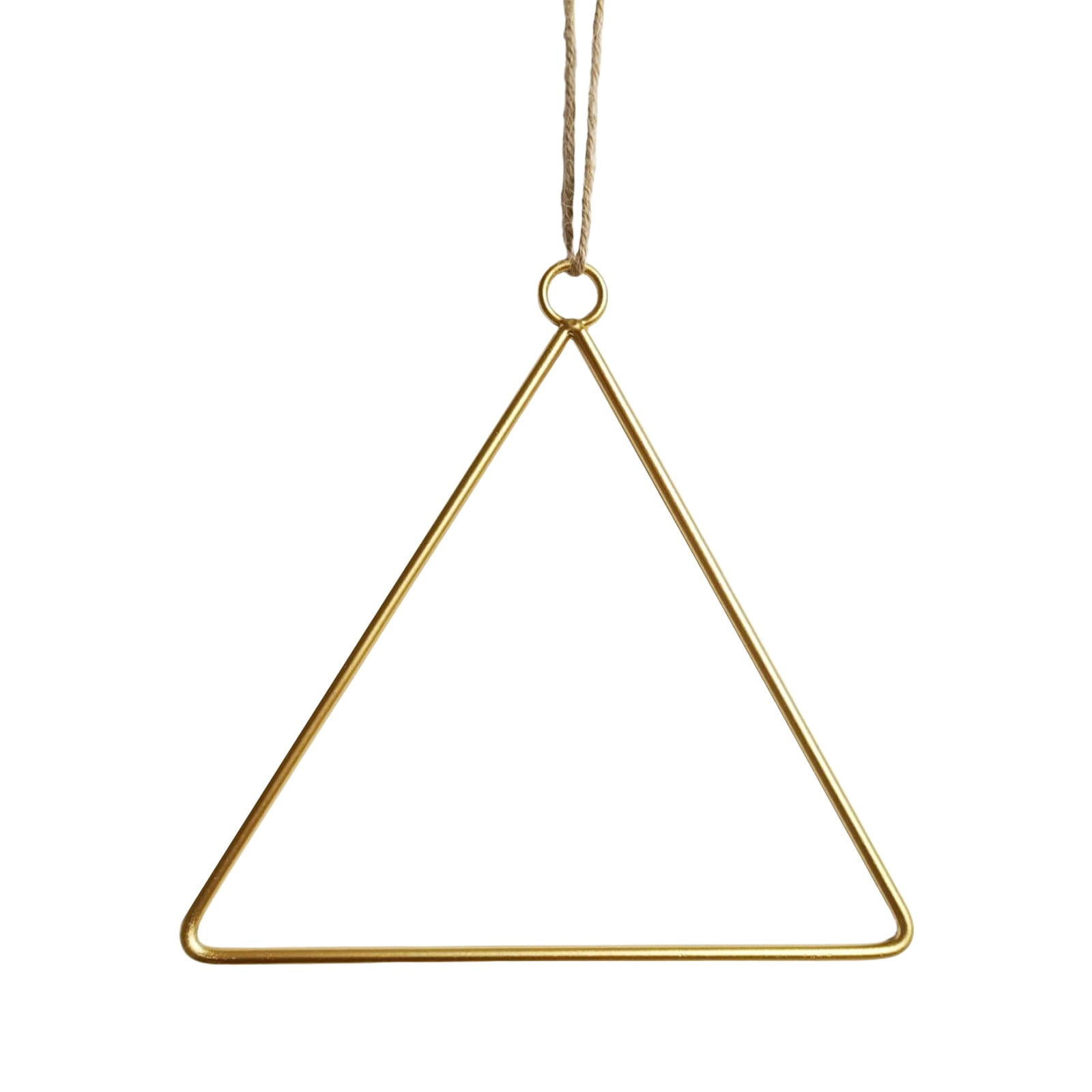 7.9 Inch Metal Hanging Ornament, Geometric Shapes Decor (Circle ...