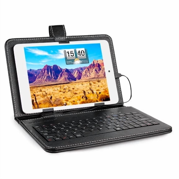 7.9" Inch Micro Usb Keyboard Keypad Leather Stand Case Cover For Tablet Pc Usa