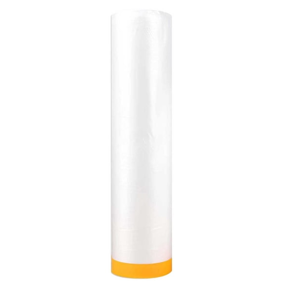 7.9 ft x 65.6 ft / 240 cm x 20 m Furniture Dust Cover, Masking Film for Renovation, Transparent Heavy Duty Dust Cover, Plastic Drop Cloth for Furniture, Sofa, Bed, Appliance