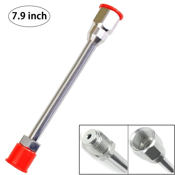 7.9 inch Airless Paint Sprayer Tip Extension Pole Rod Paint Spray Gun with Red Guard