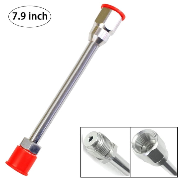 7.9 inch Airless Paint Sprayer Tip Extension Pole Rod Paint Spray Gun with Red Guard
