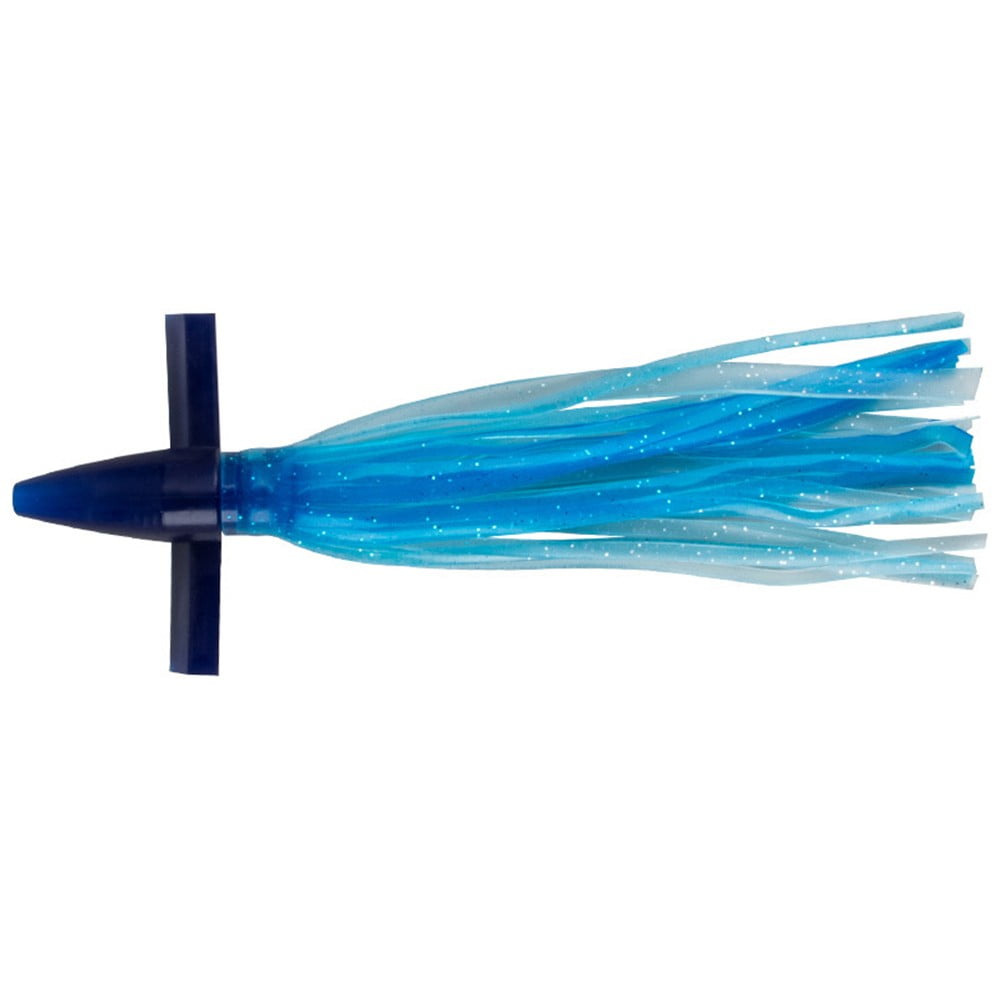 7/9 inch Trolling Lure Double Skirted Soft sea Head Teaser Bait Bird