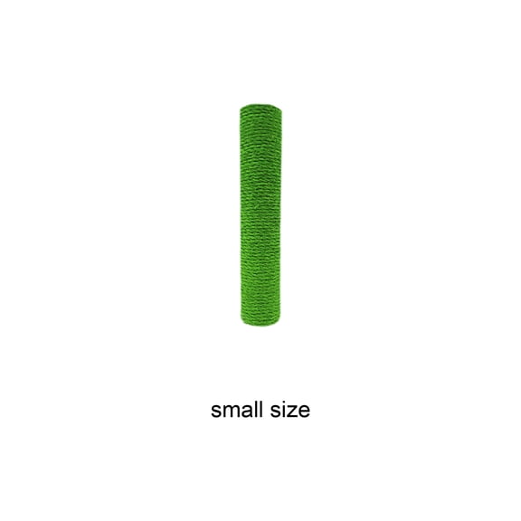 7.9 x 2.4in Green Natural Hemp Cat Scratching Post, Sturdy Cage Mounted Scratcher Board, Wear-Resistant Climbing Tree Pole, Grooming and Itching Relief Tool, B