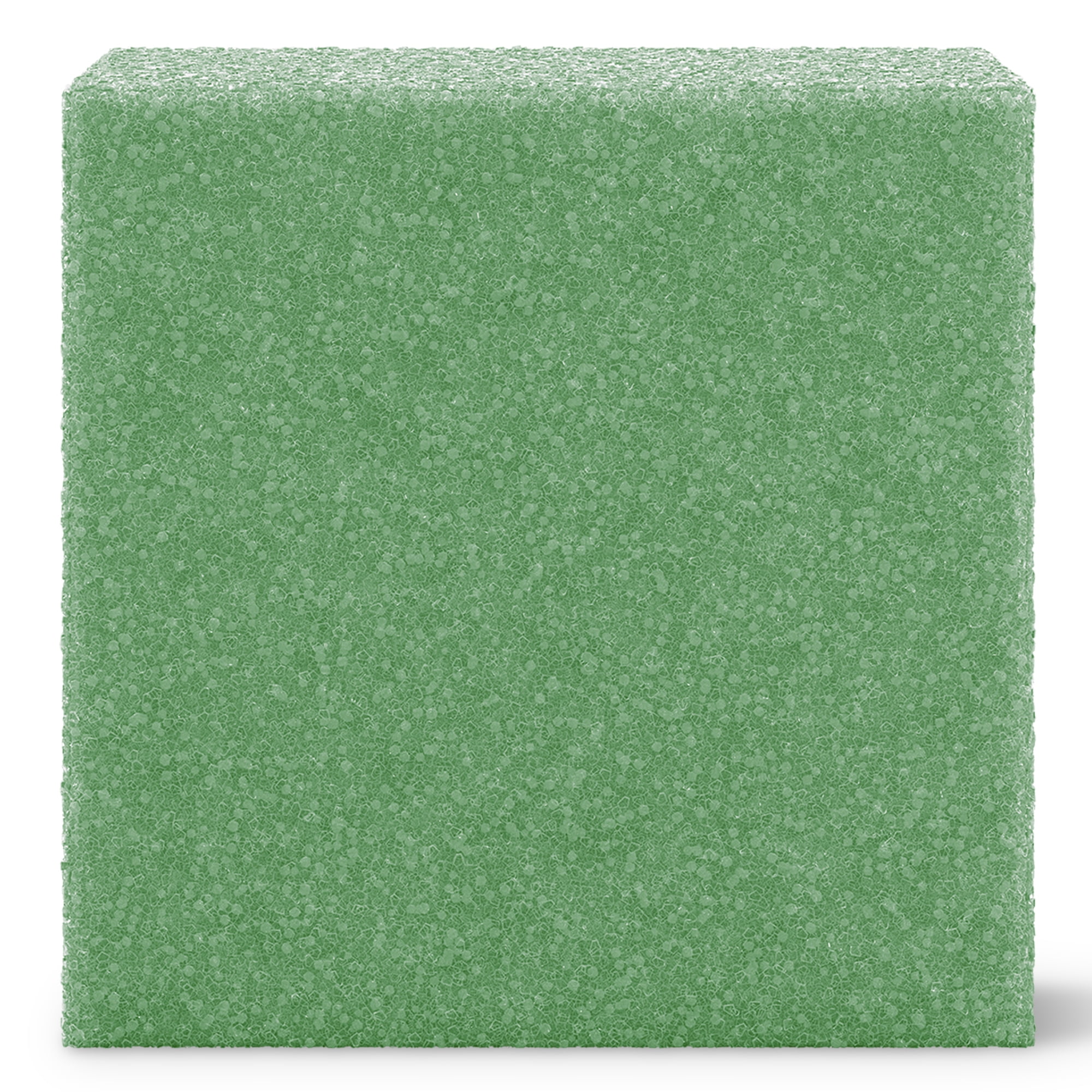 Floracraft 7.9" x 7.9" Green Ball Cube  FloraFōM - Floral Foam for DIY Decoration, Weddings, Birthdays, and Parties - Bulk 12 Pack