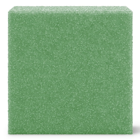 Floracraft 7.9" x 7.9" Green Ball Cube FloraFM - Floral Foam for DIY Decoration, Weddings, Birthdays, and Parties - Bulk 12 Pack