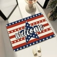 thumbnail image 1 of TOPRenddon July 4th Floor Mat - Non-Slip Patriotic Rug for Indoor/Outdoor, USA Flag Decor Bath Mat & Doormat with Anti-Slip Backing - Independence Day Memorial Day Decorations Gift, 1 of 7
