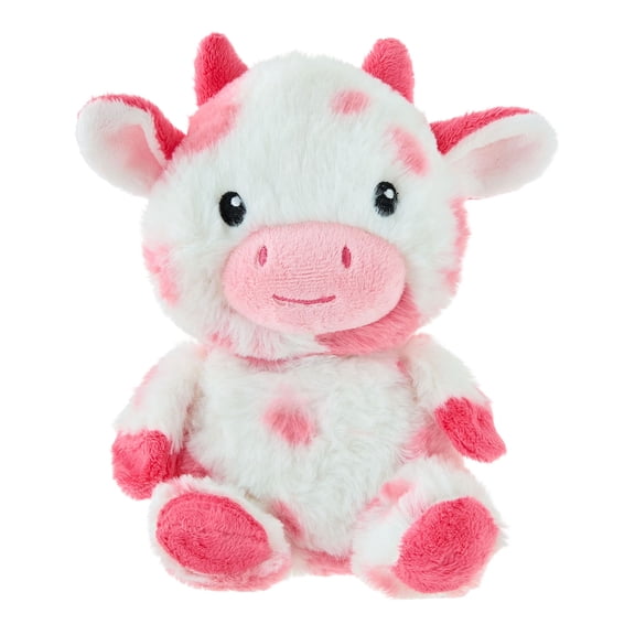 7.9Inch Kawaii Pink Cow Stuffed Animals Plush Toy, Soft Plush Doll, Perfect Birthday Christmas Valentines Anniversary Easter Holiday Gifts, Easter Basket Stuffers