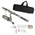 thumbnail image 1 of 7.9ft Telescopic Fishing Rod Spinning Pole Reel Combo Full Kit With 100M Line & Bag, 1 of 7