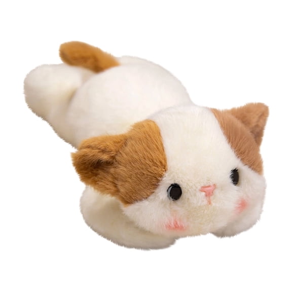 7.9in Animal Companion Plush, Aesthetic Creature Figurine for Bookshelves and Desktop Decor, Whimsical Accessory for Modern Creative Spaces