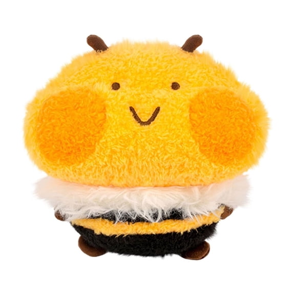 7.9in Cute Bee Plush Toy, Stuffed Bumblebee, Soft Insect Doll, Plushie Figure, Home Decoration, Gift for Birthday, Soft Cuddly Material Plush