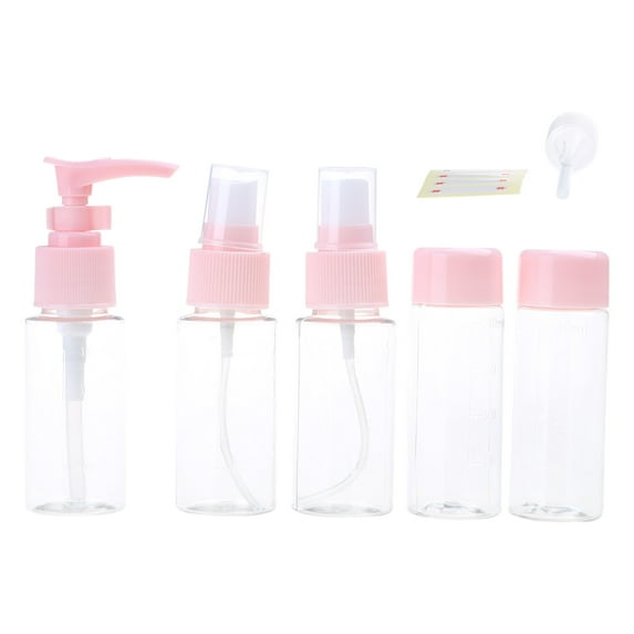 7/9x Travel Bottles Set Empty Bottles Squeezable Travel Size Containers Cosmetics Bottles Small Bottles for Filling