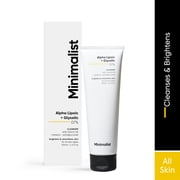 7% ALA & AHA Brightening Face Wash with Vitamin B5 For Glowing Skin