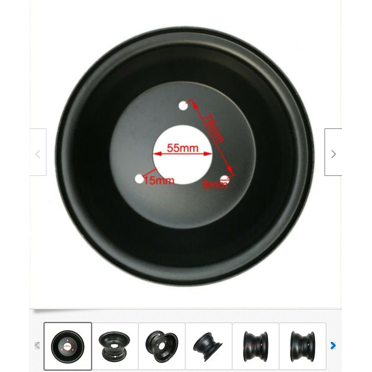 TFCFL 7” ATV Wheel Rim – 16x8-7 Tire Size, 3 Lug 78mm, Black – Fits 125cc Taotao Coolster & More