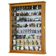 thumbnail image 1 of 7 Adjustable Shelves Mirror Back Mini Figures / Miniatures / Figurines Display Case Cabinet, 1 of 6