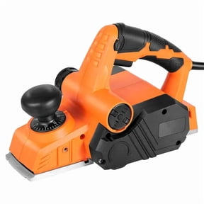 7-Amp Electric Hand Planer with 3-1/4" Cut Width,14500 RPM,Adjustable Depth,and 2 Blades for Woodworking and Carpentry Projects