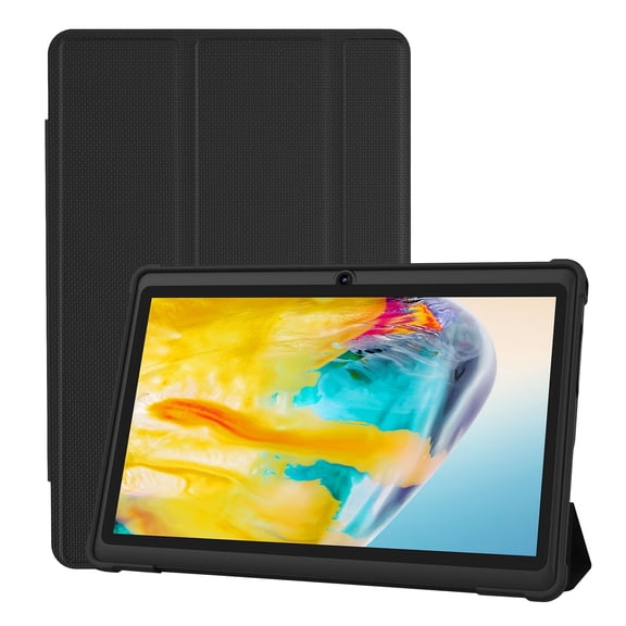 7" Android 13 Tablet, 4GB RAM+32GB ROM, 1TB Expandable, 3500mAh, HD IPS 1024*600, Dual Camera, WiFi, With Protective Case