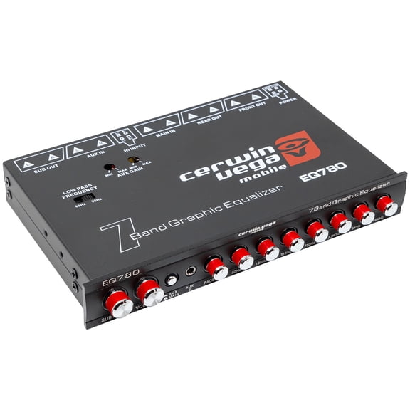 7-Band Parametric EQ with Auxiliary Input - EQ780