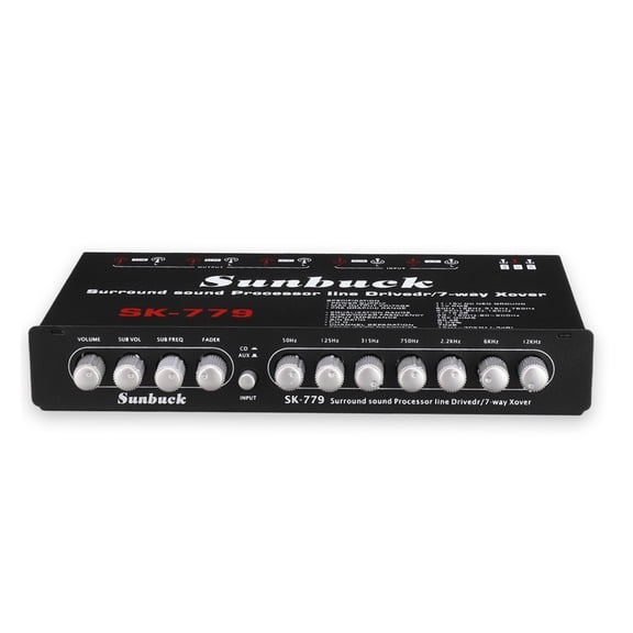 7-Band Subwoofer Amplifier Board DC 11-15V Car Power Audio Stereo Amplifier Board Bass AMP AUX ,Wide Application