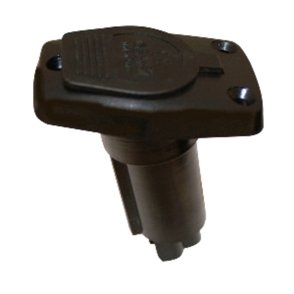 7" Black Aqua Signal Series 20 Polycarbonate Plug in Pole