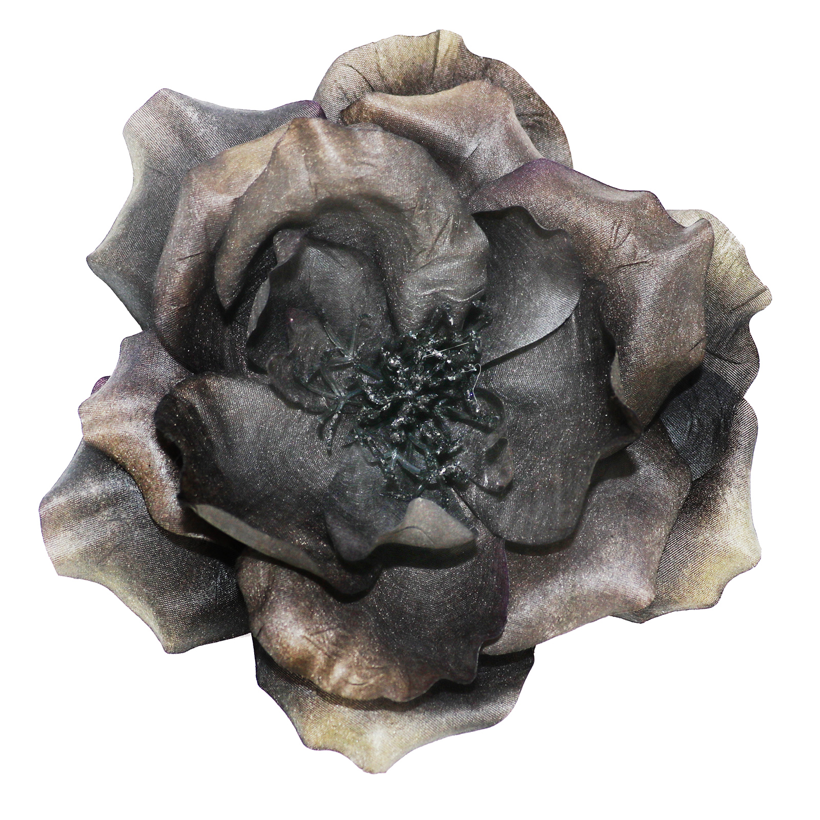 7" Black Rose Floral Accent by Ashland-Halloween Decorations for Home