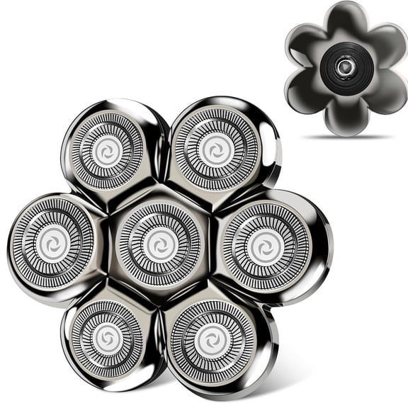 7 Blades Head Men's Electric Shaver Replacement Heads Floating Washable Shaver Replacement Blades