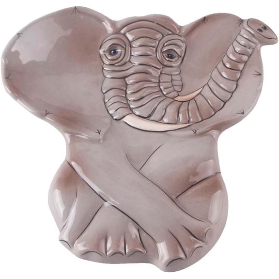 7 By 7 By 1.25 Inch Elephant Spoon Holder