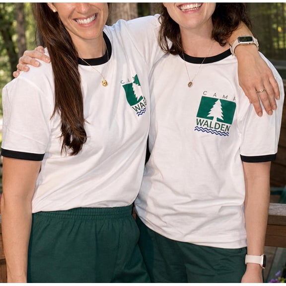 7. Camp Walden Unisex Ringer Shirt Parent Trap Shirt Halloween Costume Summer Camp Walden