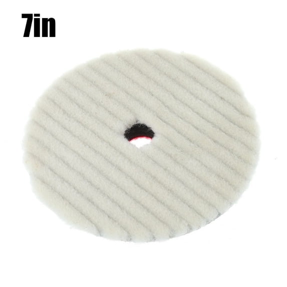 7" Car Auto Soft Wool Buffing Polishing Pad Professional Detailing Mixed