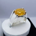 7 Carat Yellow sapphire Ring Pukhraj Rings Yellow Sapphire Rings Men