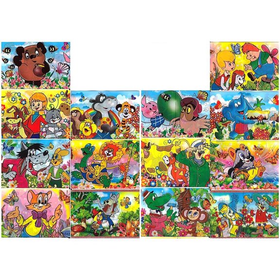7 Cartoon Characters Ukrainian Easter Egg Decorating Wraps Heat Shrink Sleeves