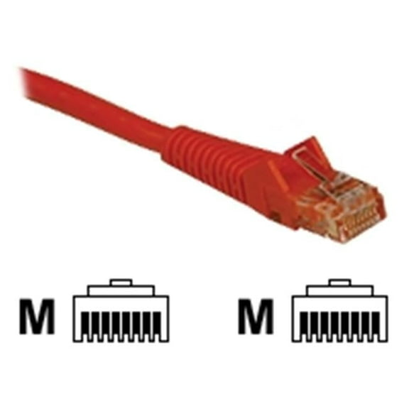 7 Cat6 Gigabit Orange Snagless